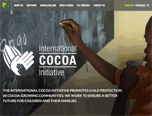 Tablet Screenshot of cocoainitiative.org